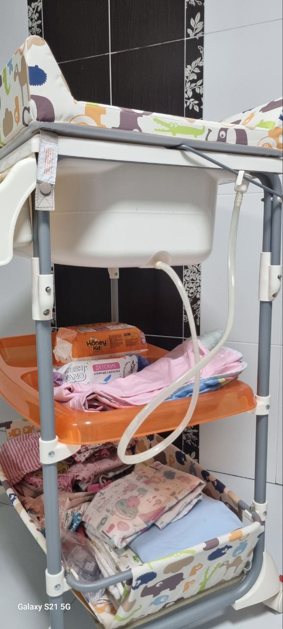 Пеленальный столик с ванночкой - Товары для детей в Балашиха - фото 3