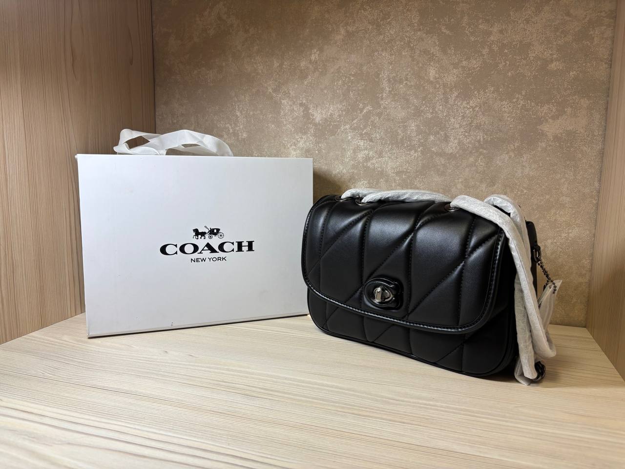 Женская сумка Coach черного цвета - Одежда в Мытищи, Королёв - фото 6