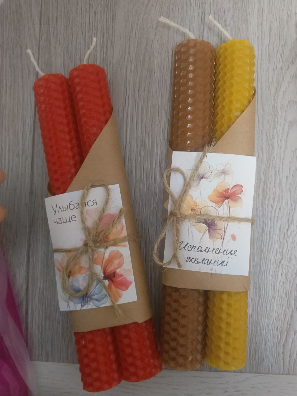 ЭКО свечи из медовой вощины - Хобби и отдых в Тольятти - фото 4