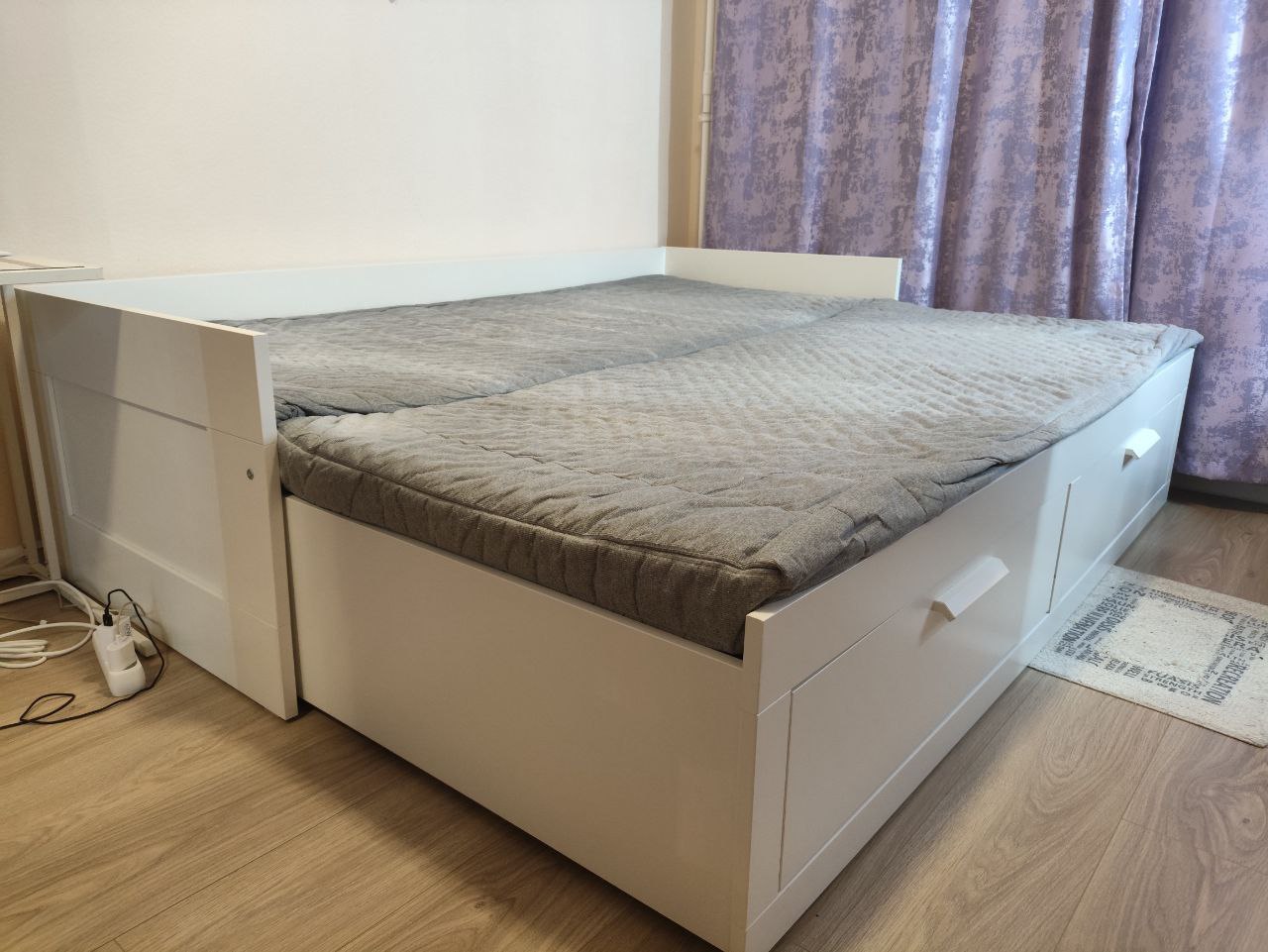 Продажа двуспальной кровати Икеа - частное объявление в Балашиха