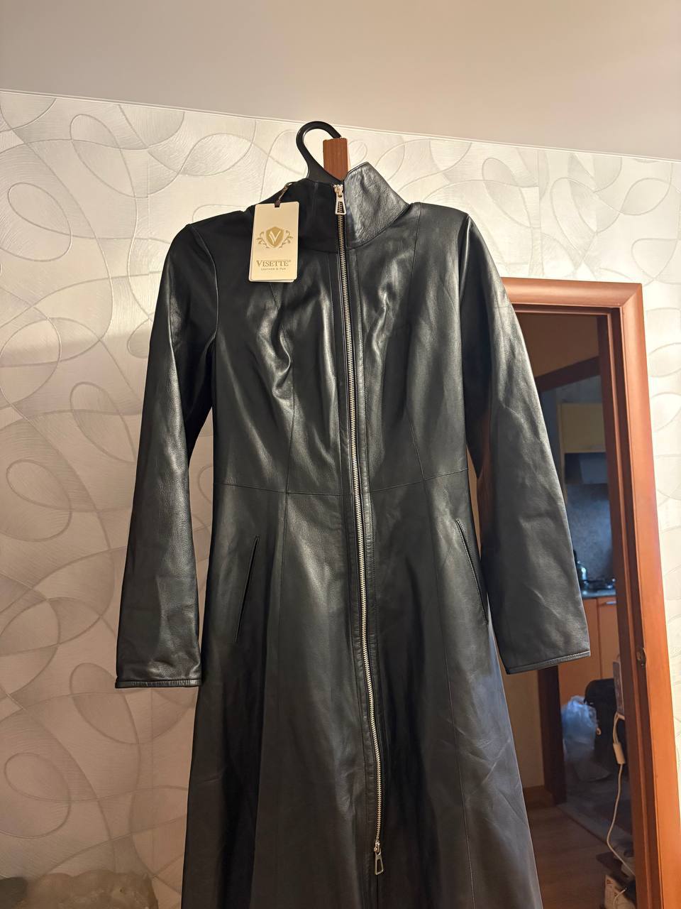 Новый кожаный плащ - Одежда в Балашиха