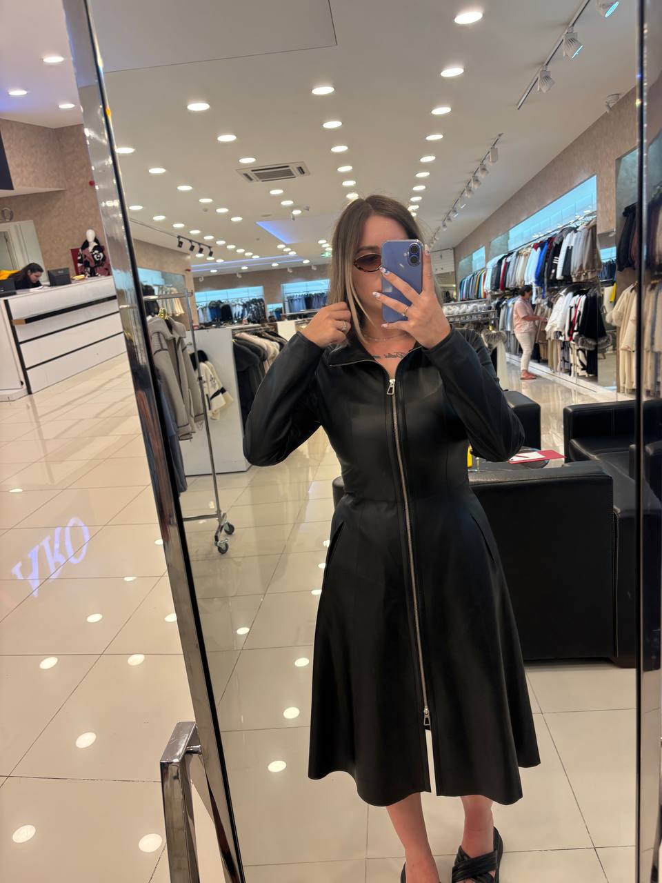 Новый кожаный плащ - Одежда в Балашиха - фото 3