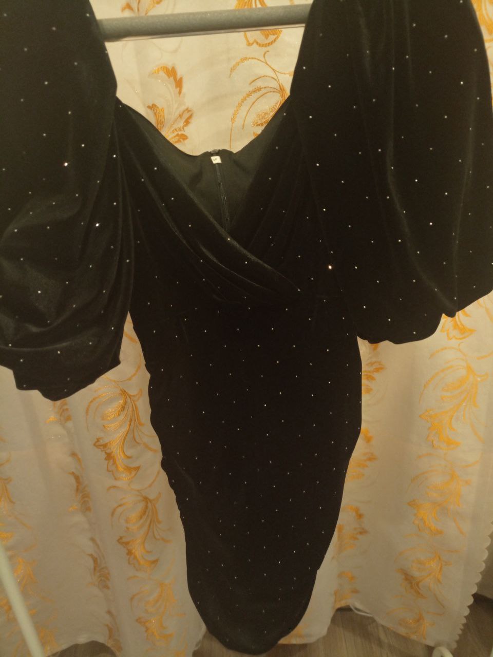 Шикарное бархатное платье со стразами - Одежда в Владивосток - фото 2