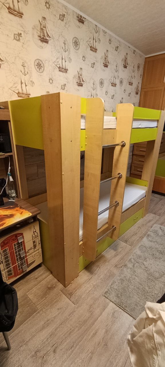 Кровать с матрасами - Для дома и дачи в Владивосток - фото 4