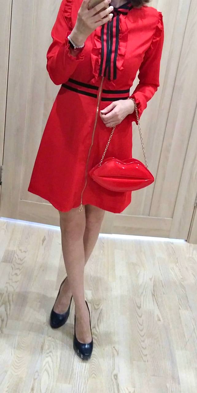 Эффектное платье на молнии - Одежда в Красногорск - фото 5